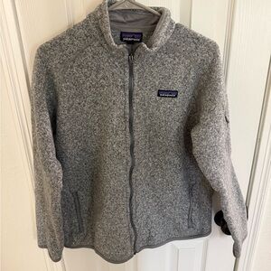Patagonia Heather Gray Better Sweater Fleece Jacket